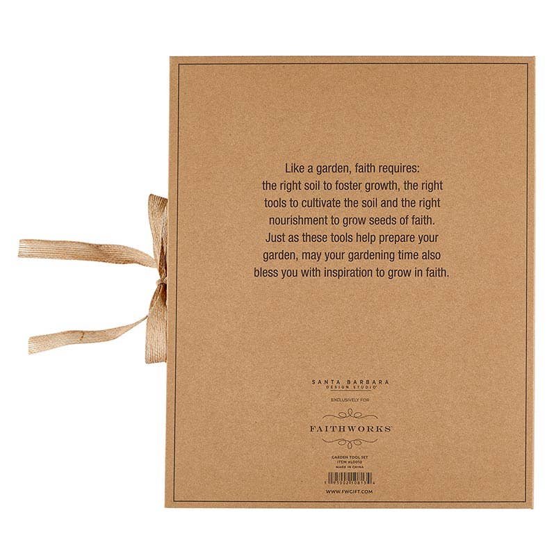 Grow In Faith Garden Tool Box