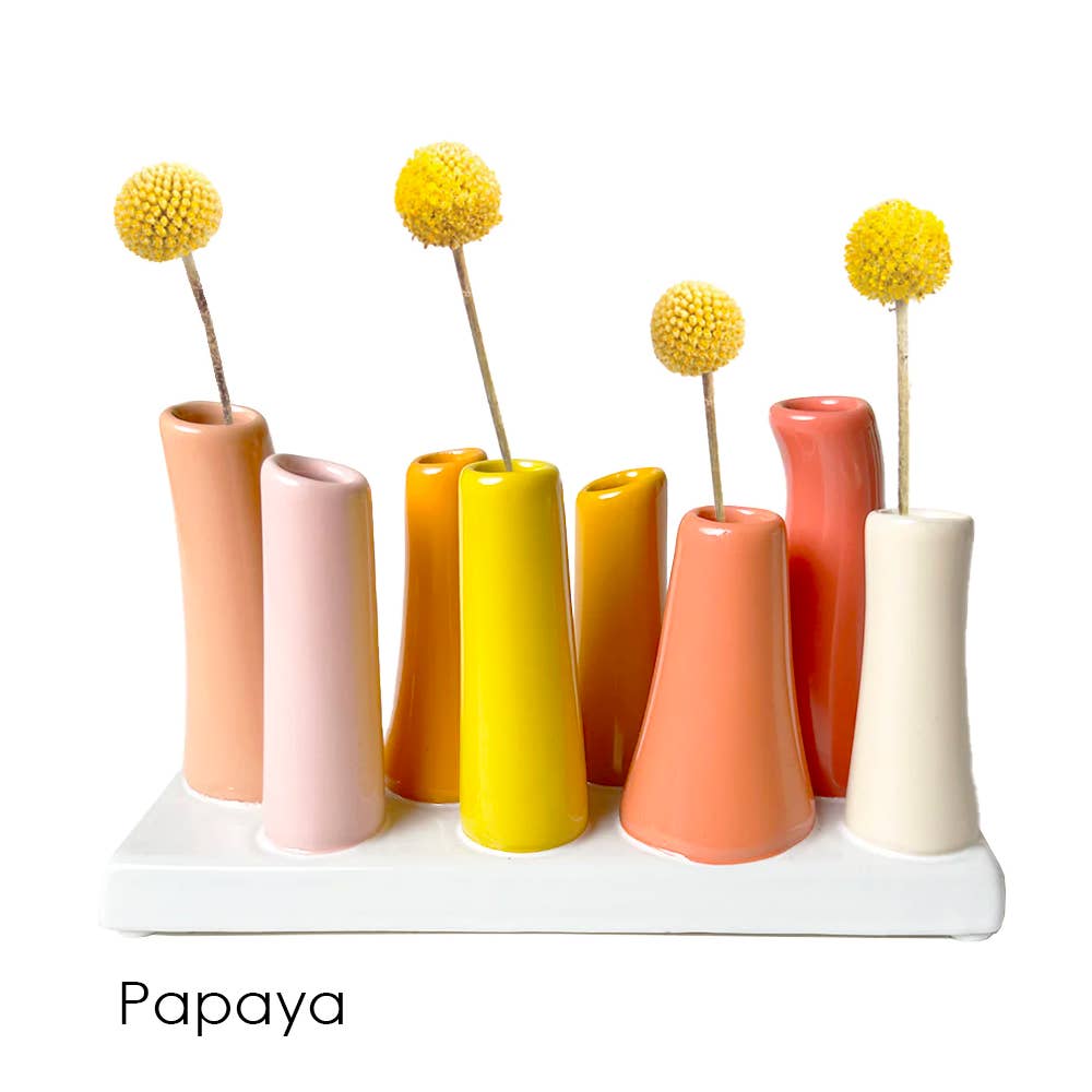 Pooley Tube Ceramic Bud Vase