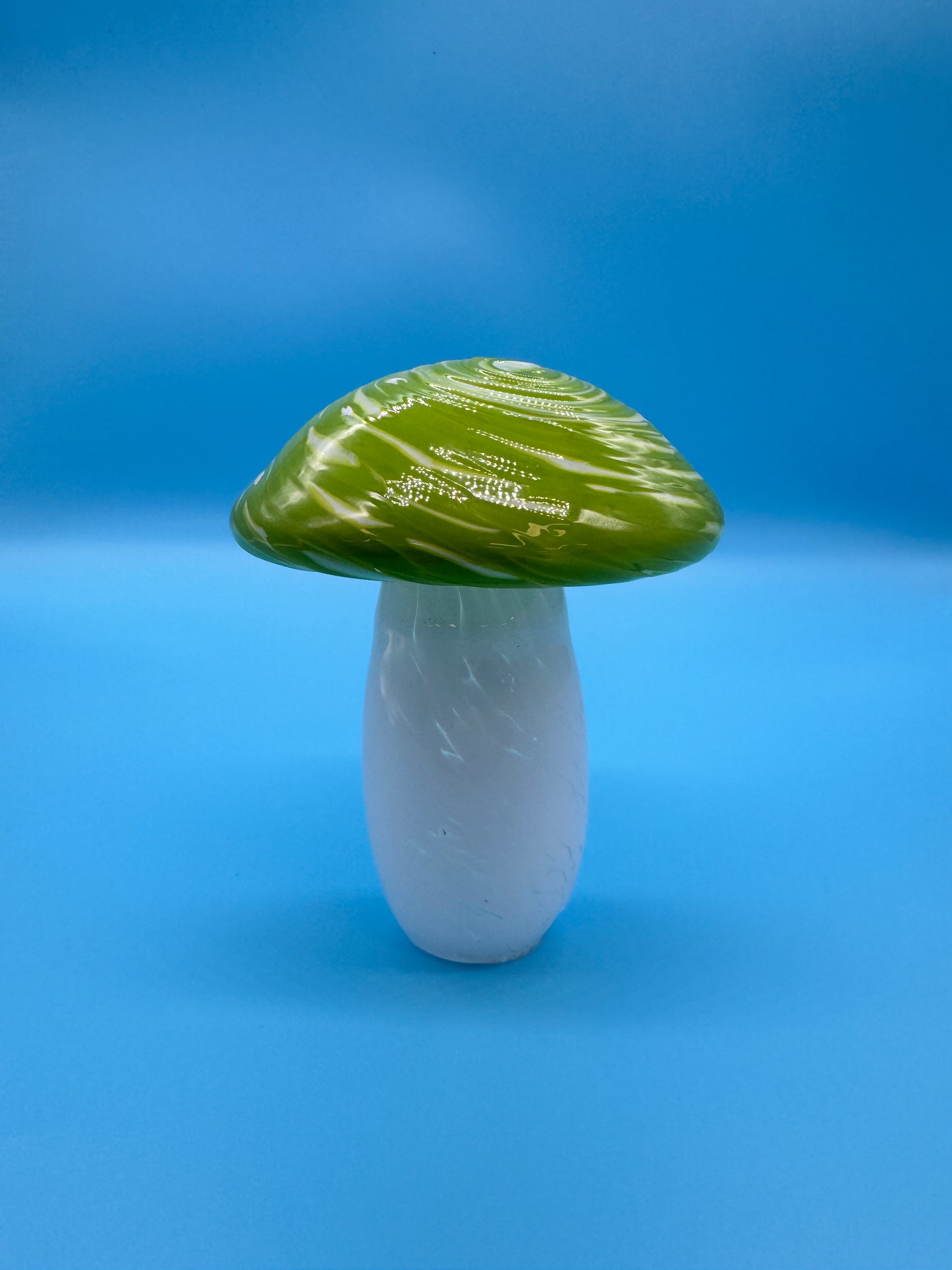 Green Glass Mushroom