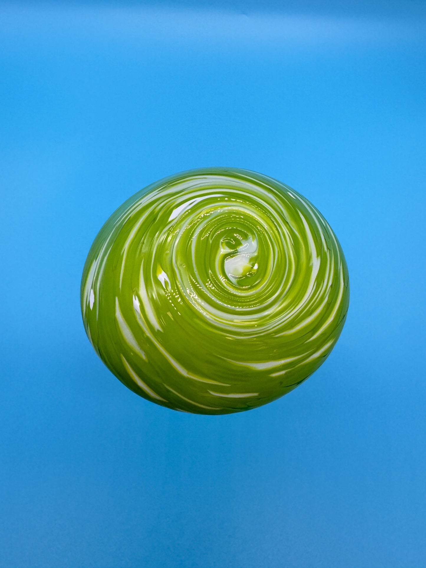 Green Glass Mushroom