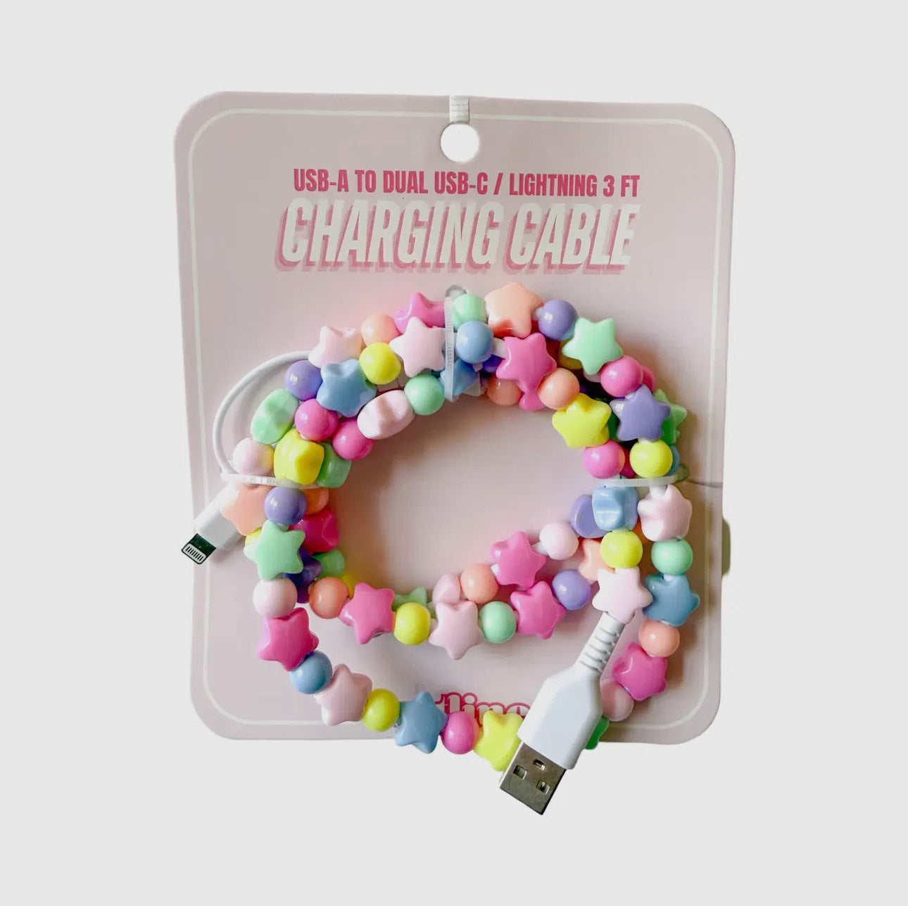 Hotline Beaded USB-C/Lightning Charging Cables