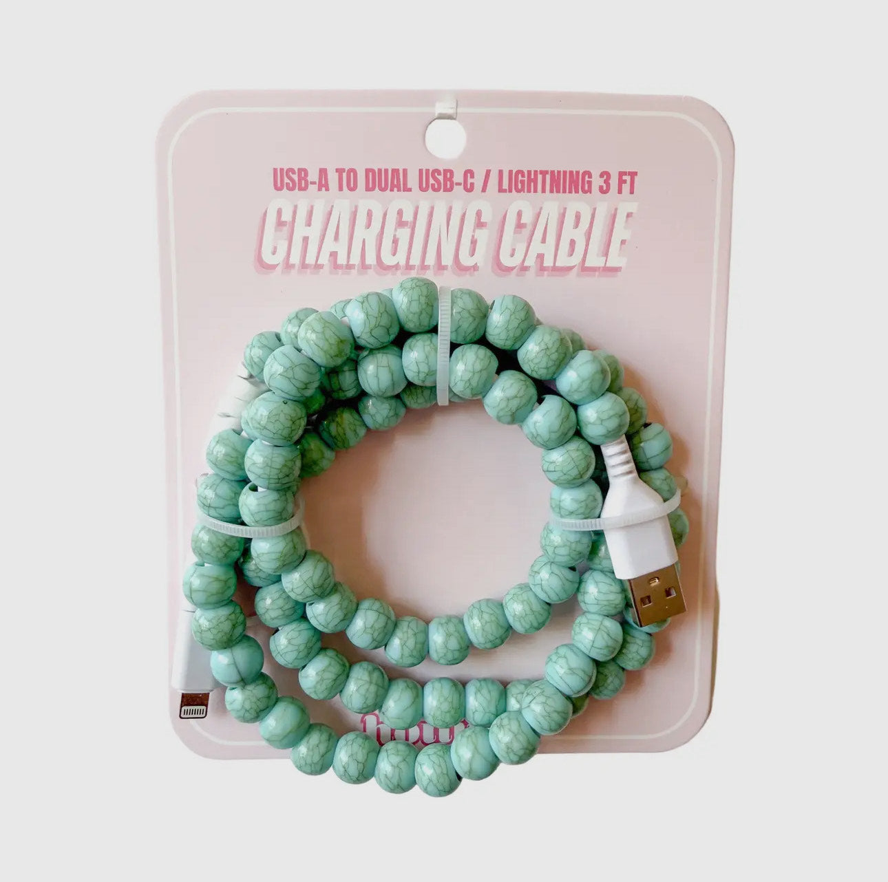 Hotline Beaded USB-C/Lightning Charging Cables