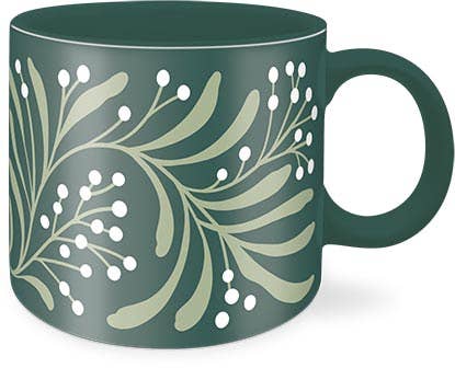 Ceramic Mug Winter Mistletoe