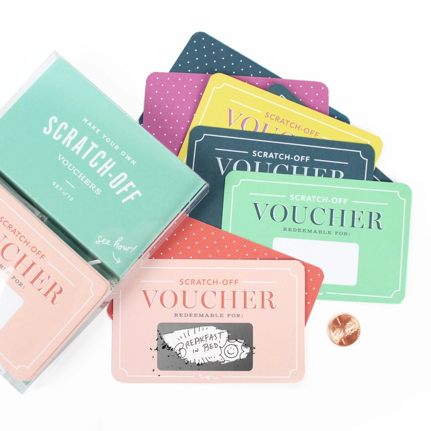 Scratch-off Mini Notes Vouchers