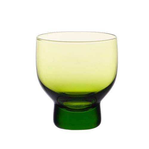 3oz Glass Sake Cup Green