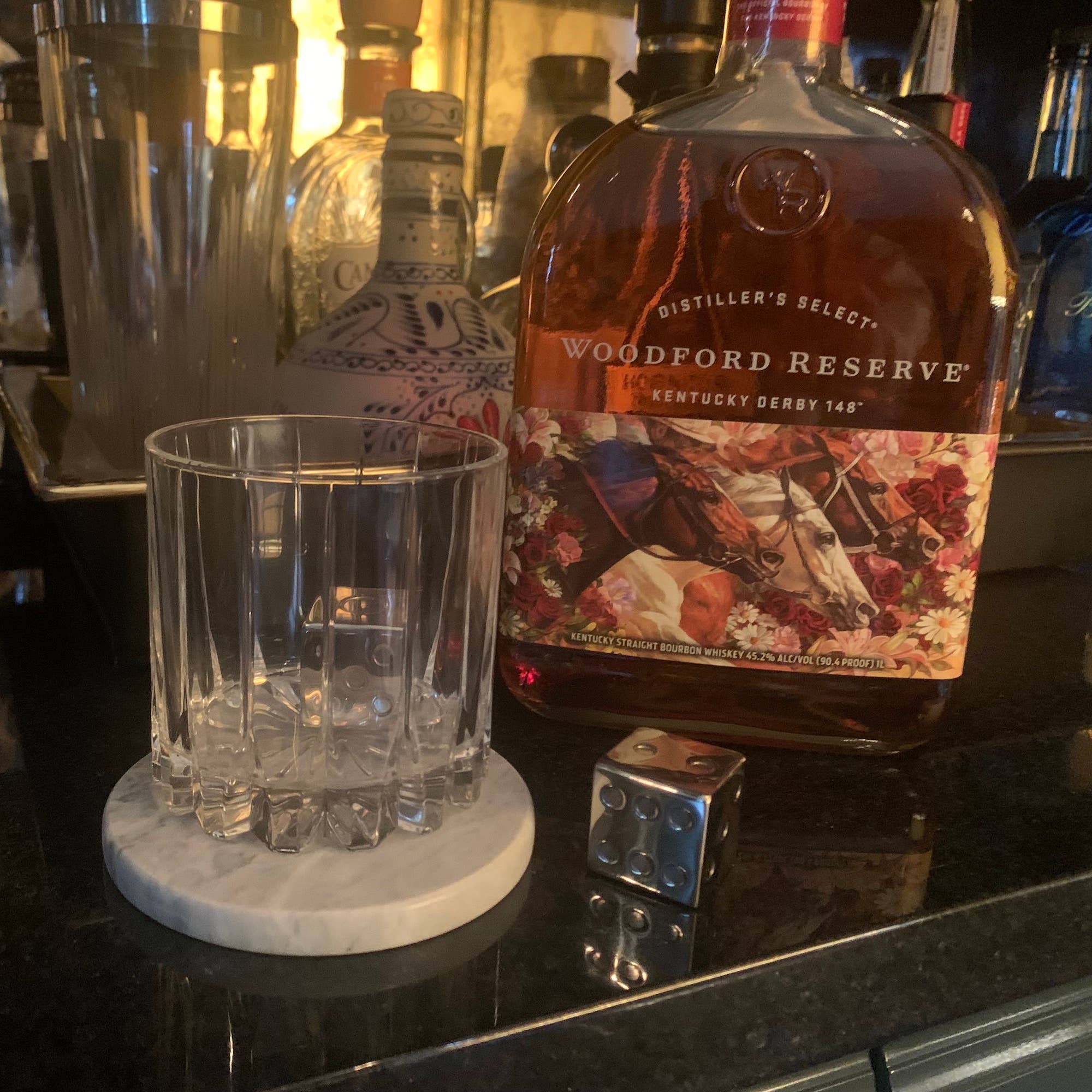 Stainless Steel Dice Whiskey Stones Set