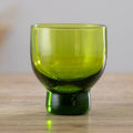 3oz Glass Sake Cup Green
