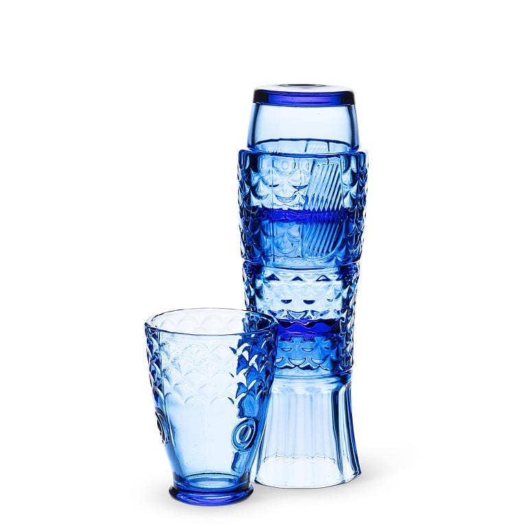 Stacked Fish Glasses. Set of 4