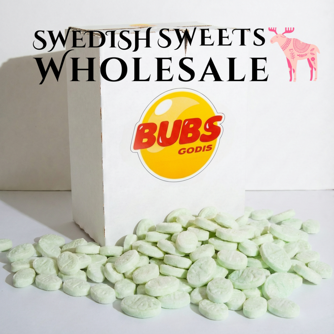 Swedish Candy - Bubs Sour Fruity Pear Mini 5,73 lbs