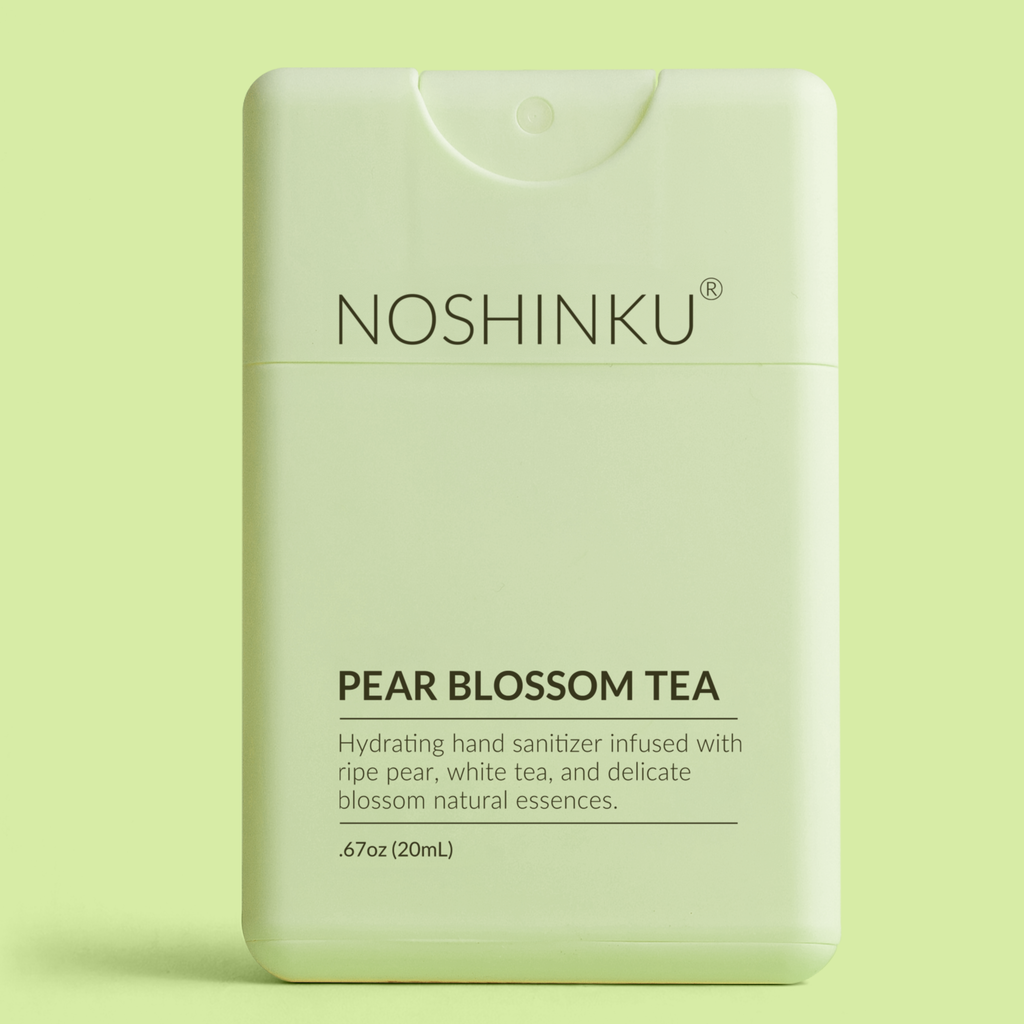 Refillable Pear Blossom Tea Hydrating Pocket Hand Sanitizer