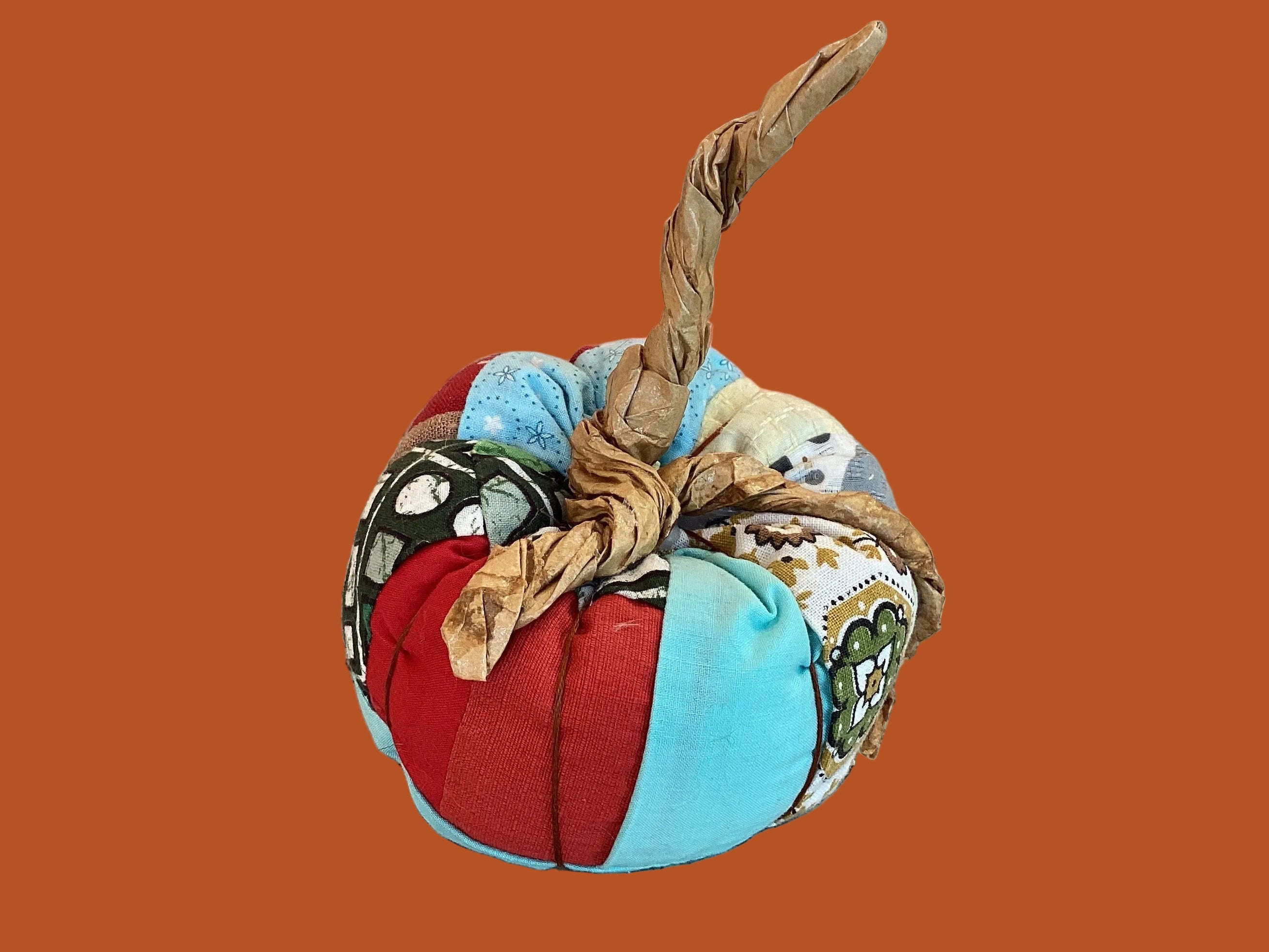 Vintage Quilted Pumpkin