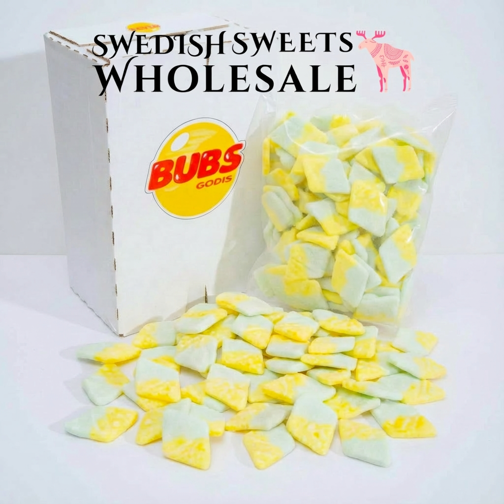 Swedish Candy - BUBS Sour Foam Rombs – Tutti Frutti 5.73 lbs