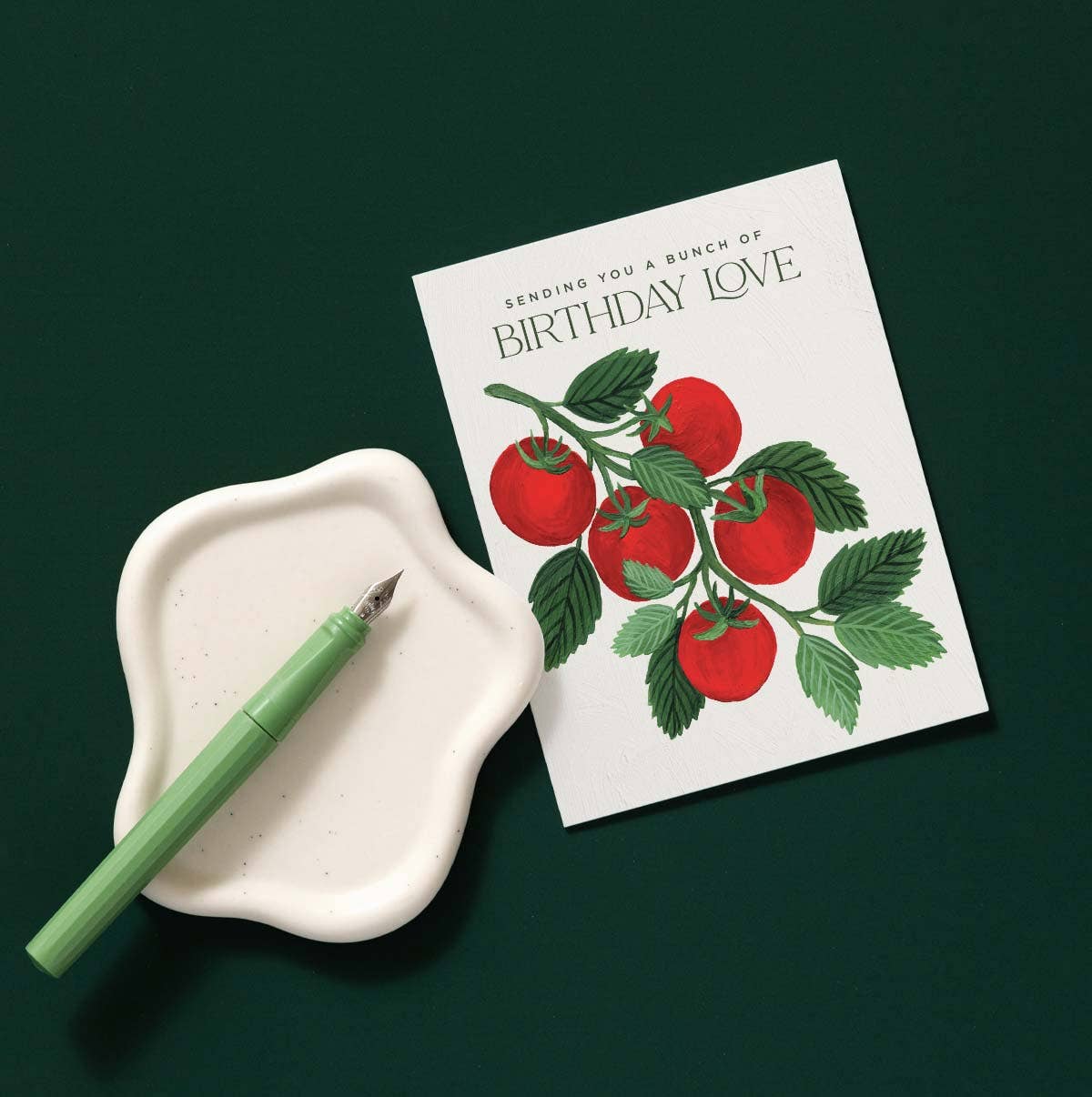 Tomato Happy Birthday Greeting Card