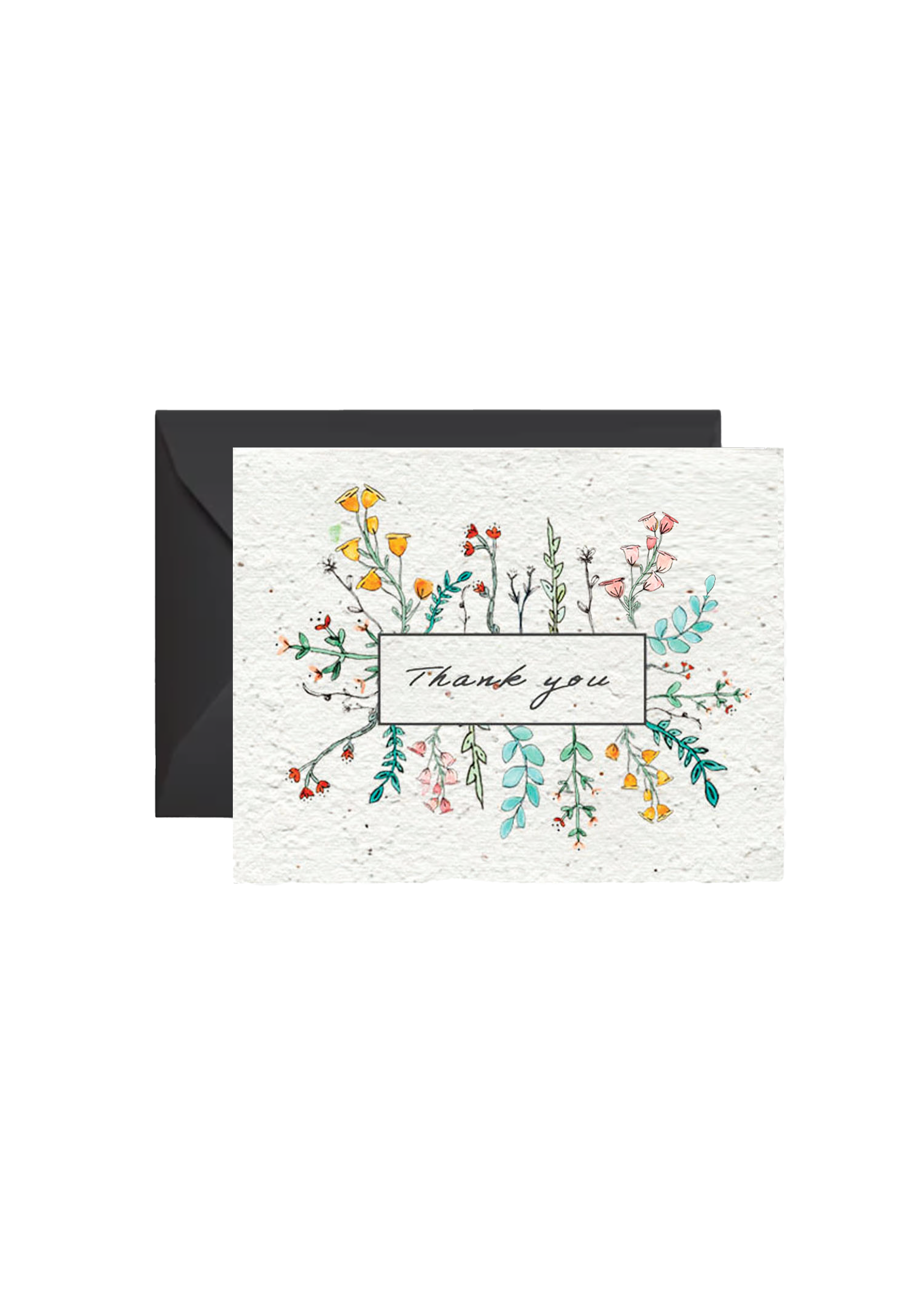 Thank You Wildflower Seed Paper Card