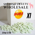 Swedish Candy - Bubs Sour Fruity Pear Mini 5,73 lbs