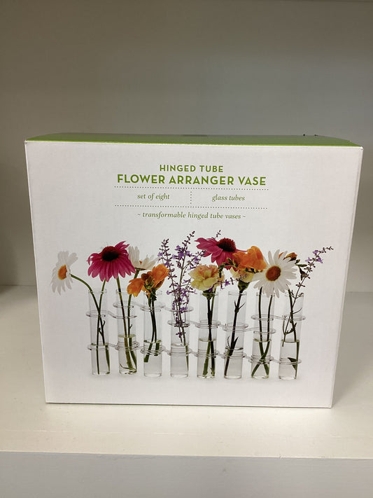 Hinged 8 Tube Flower Vase