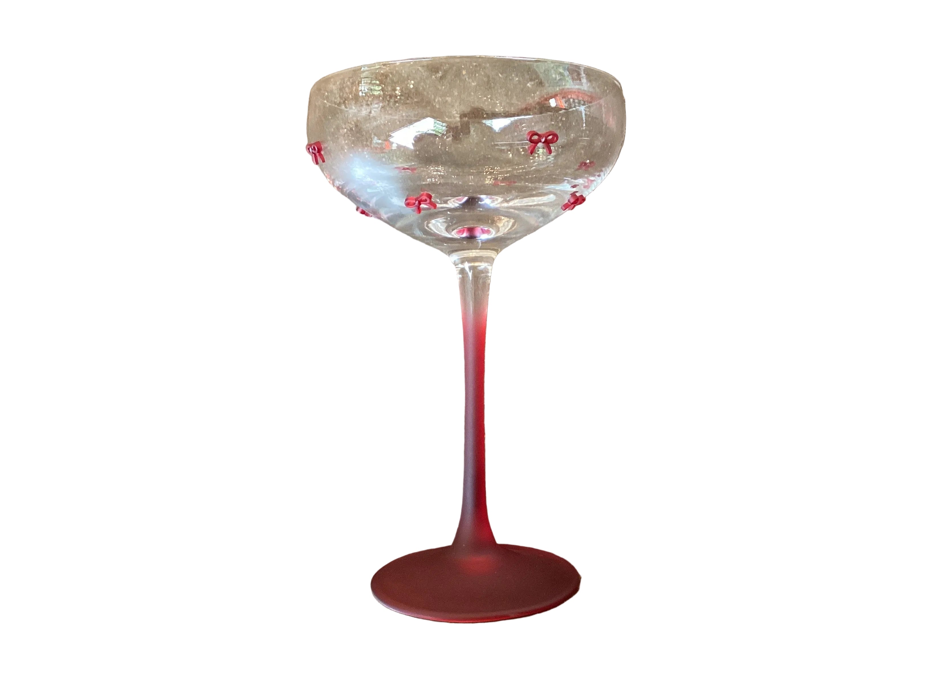 Coquette Bow Coupe Glass