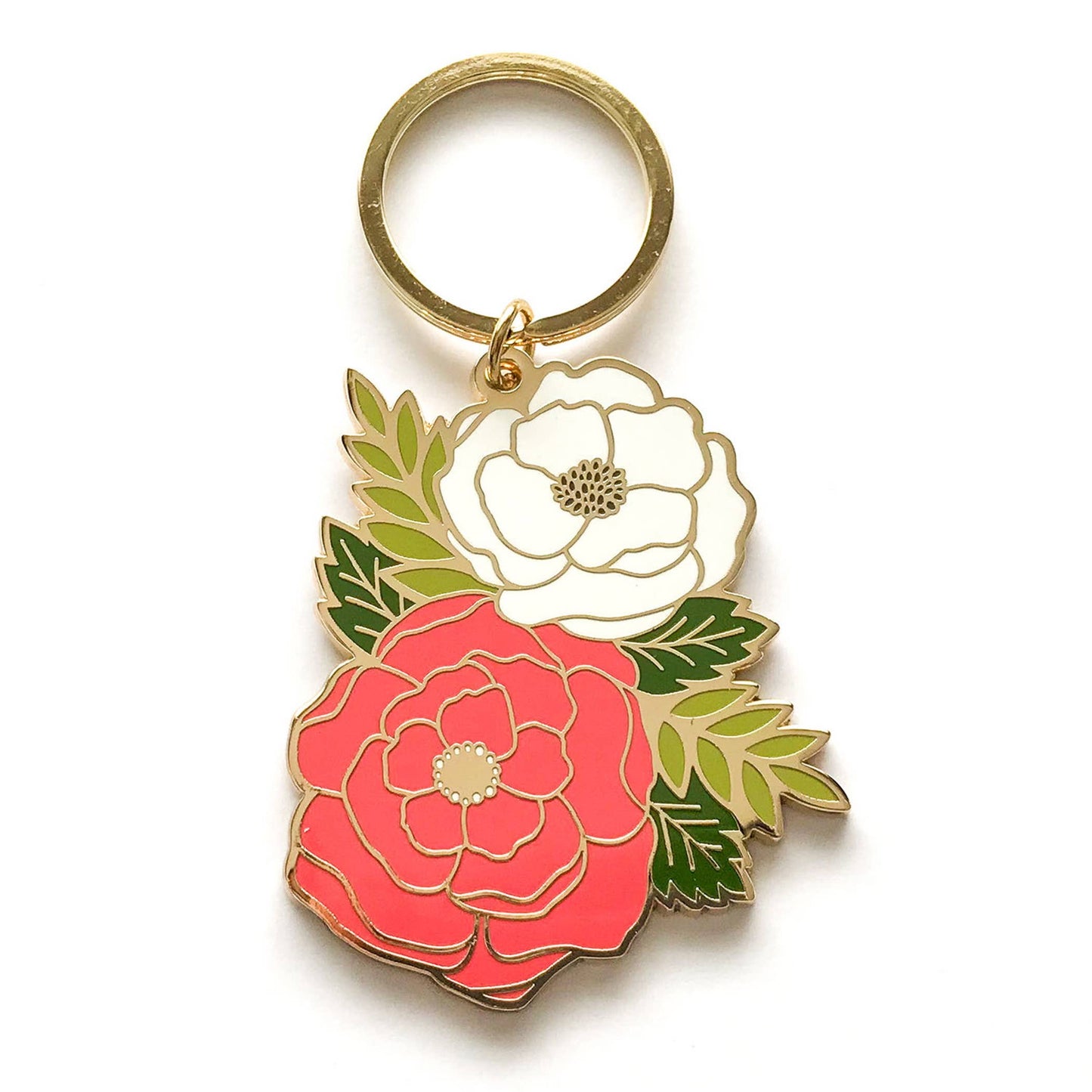 Ceramic Metal Keychain