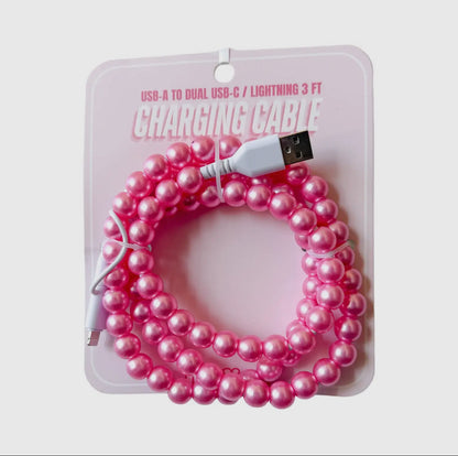 Hotline Beaded USB-C/Lightning Charging Cables