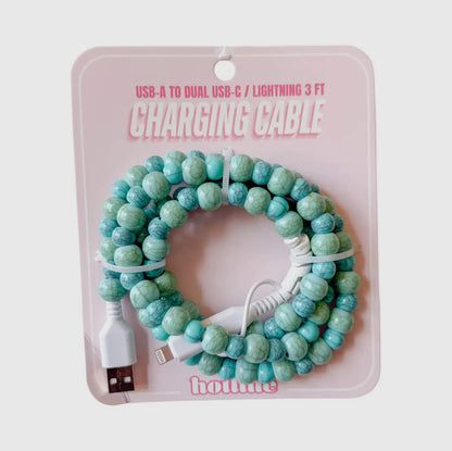 Hotline Beaded USB-C/Lightning Charging Cables