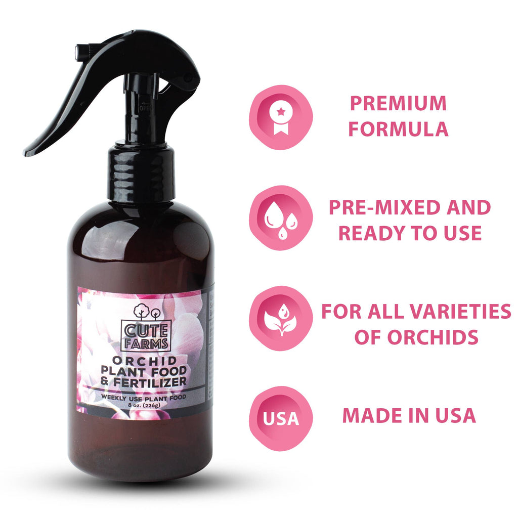 8 oz Orchid Plant Food Fertilizer