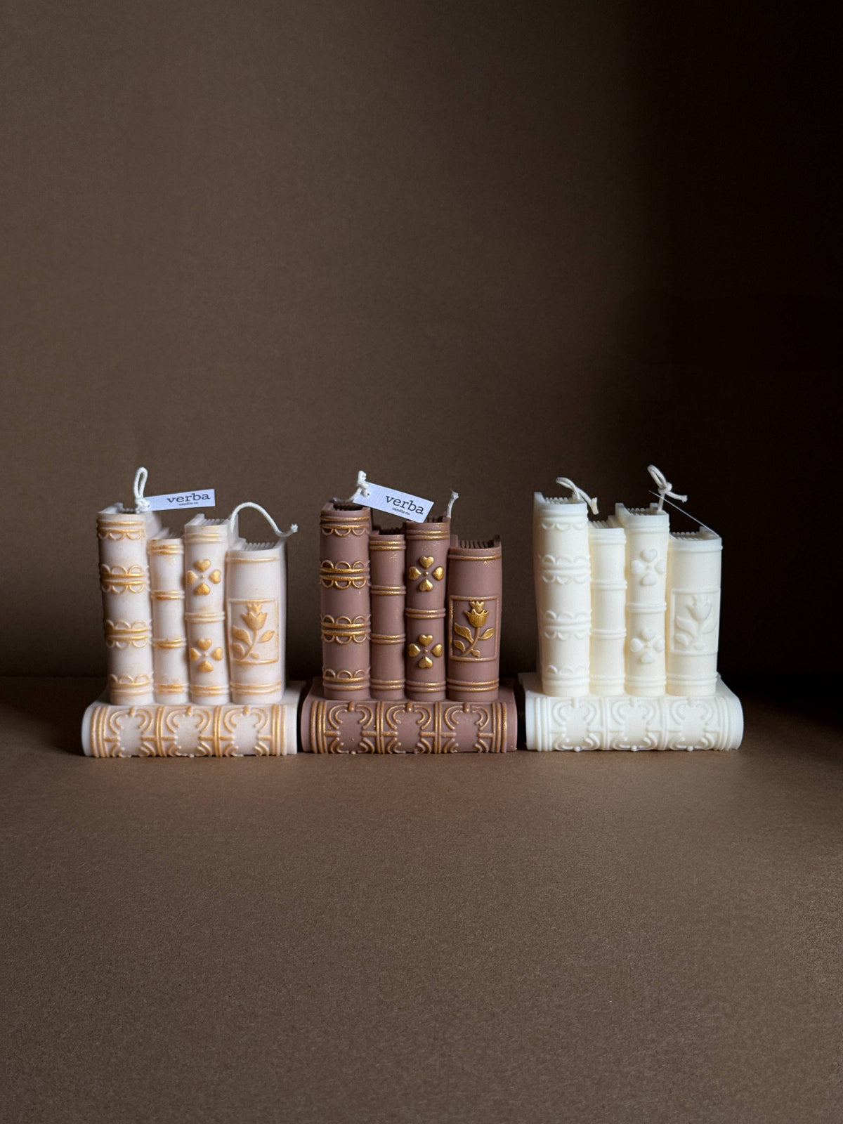 Book Frame Candle,Bookends Decorative Tabletop Objec