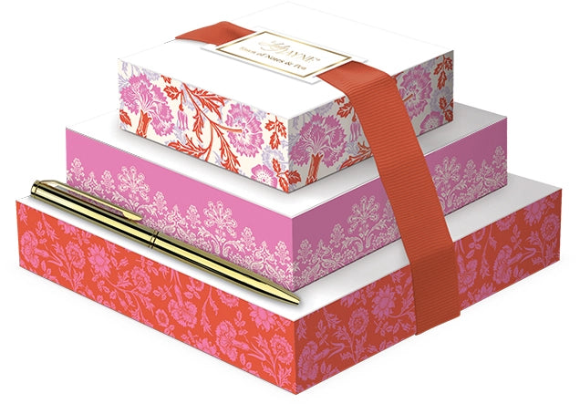 Tower of Notes with Pen