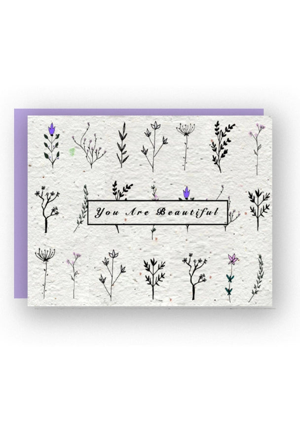 Wildflower Seed Greeting Card