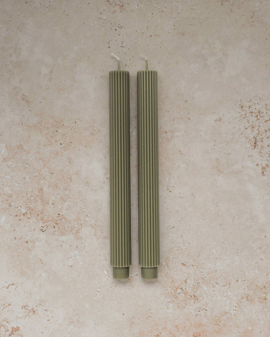 Sunday Edition Sage Roman Taper Candle
